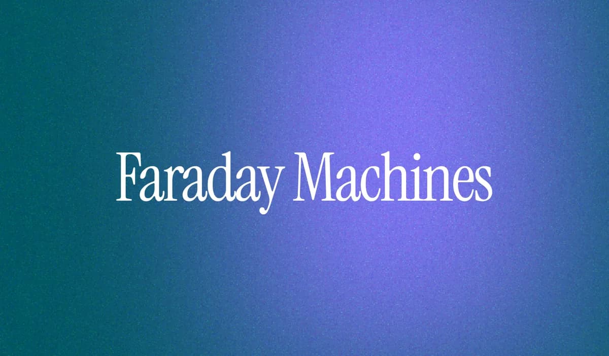 Faraday Machines website